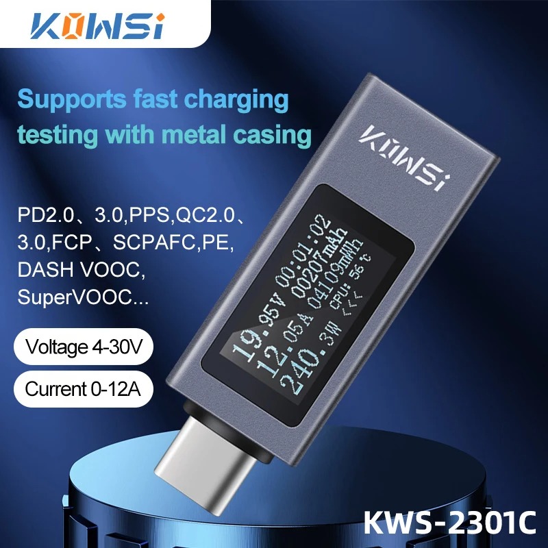 Battery Monitor Coulometer - Moniteur de tension de courant type-c