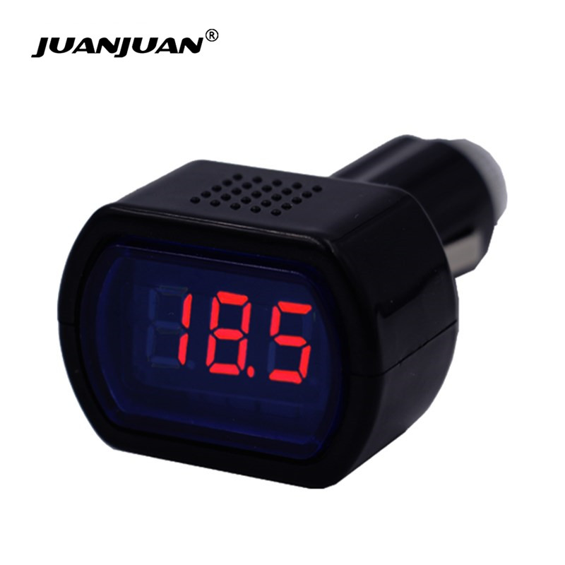 Battery Monitor Coulometer - Allume-cigare à affichage numérique DC 12V-24V,