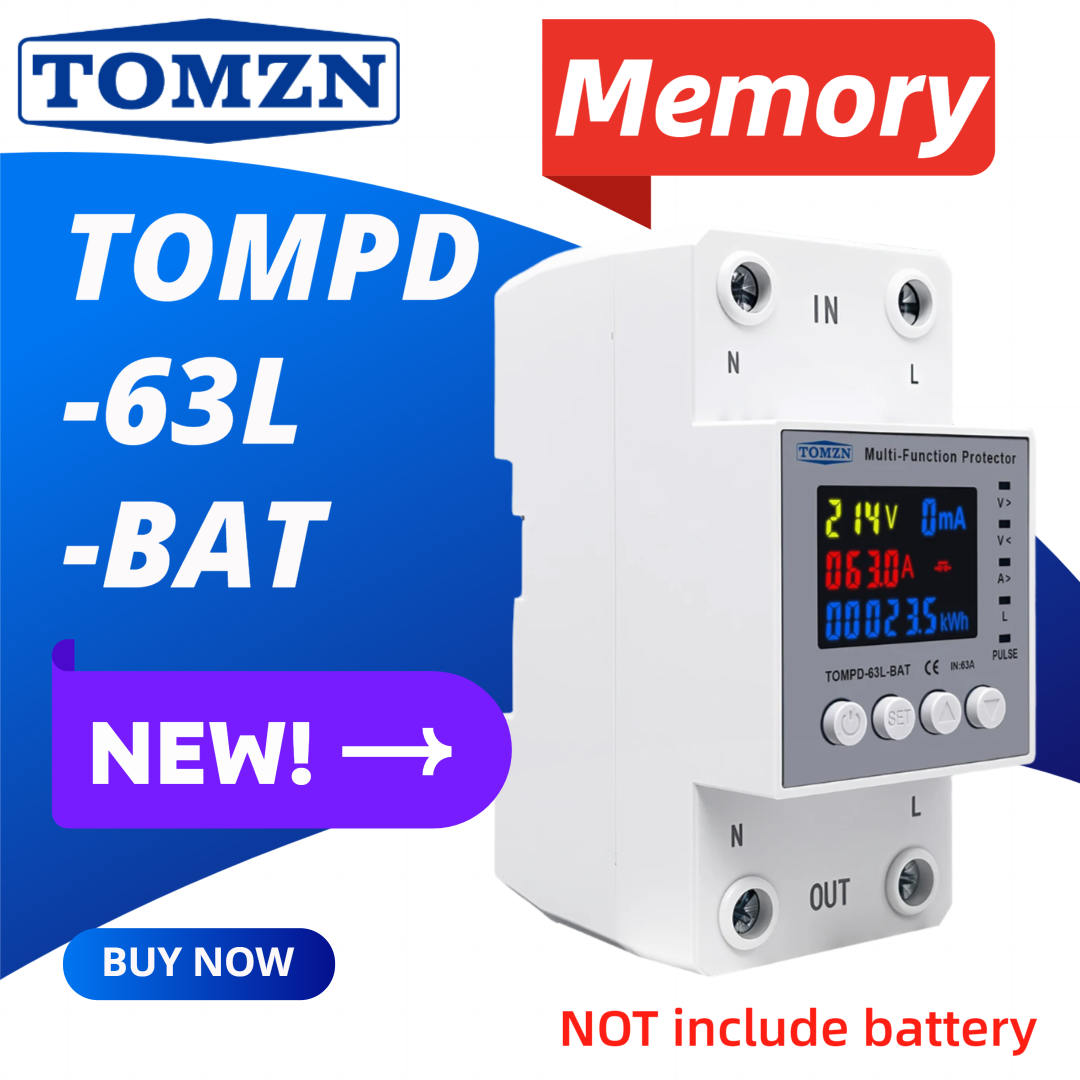 Battery Monitor Coulometer - TOMZN 63A Protecteur de tension avec