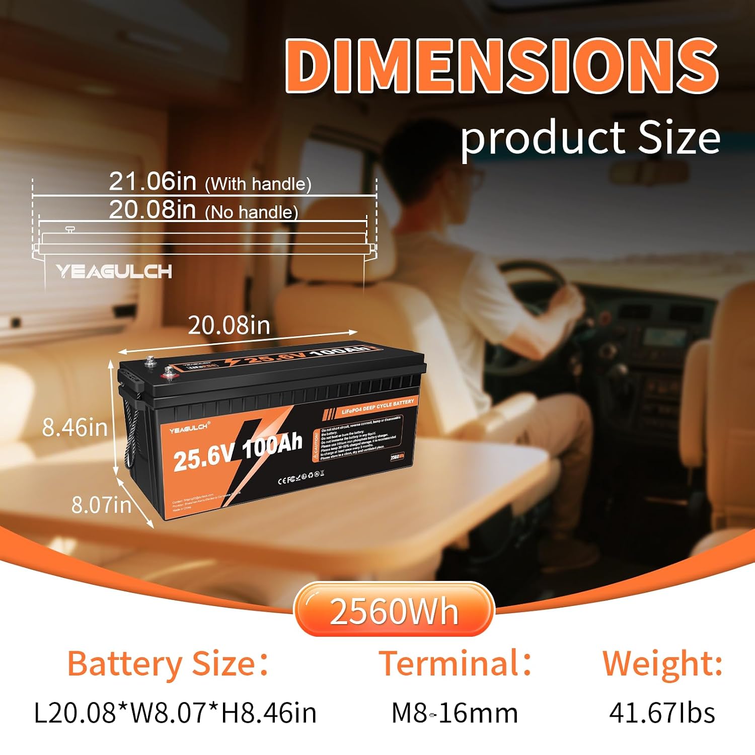 Batterie au lithium LiFePO4 24 - Lithium Battery 100Ah avis et prix