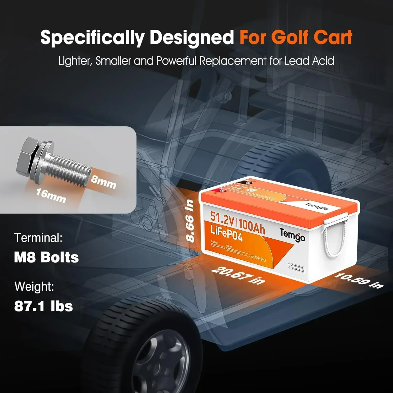Batterie de chariot de golf au - Lithium Battery 100Ah avis et prix